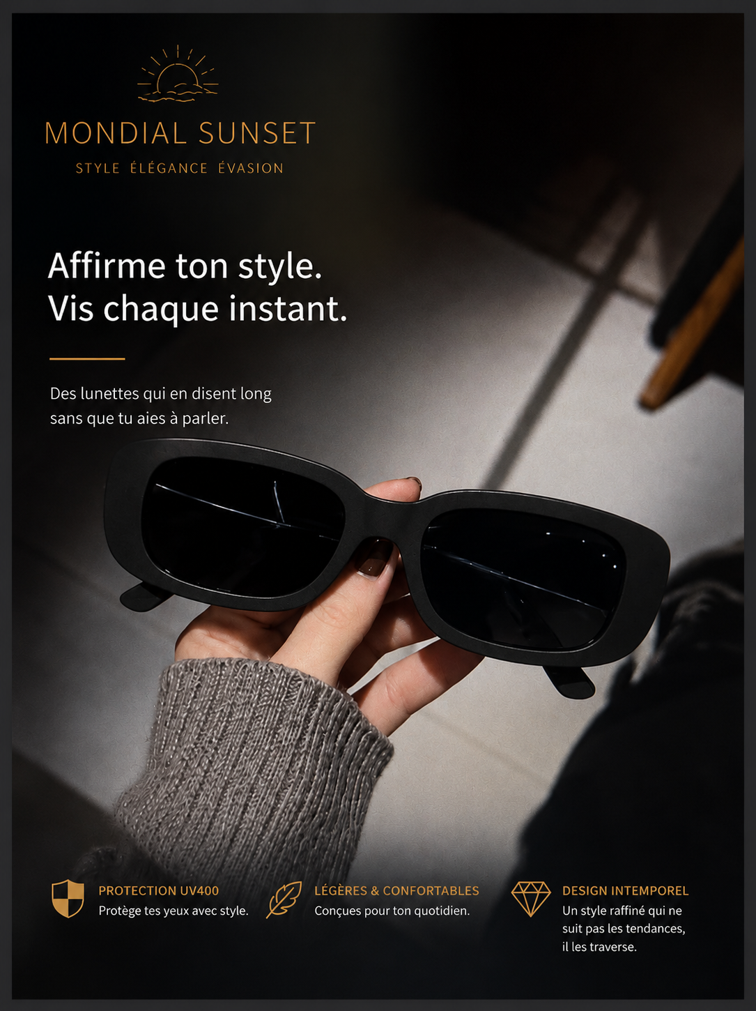 Lunettes de soleil Mondial sunset collection Horizon