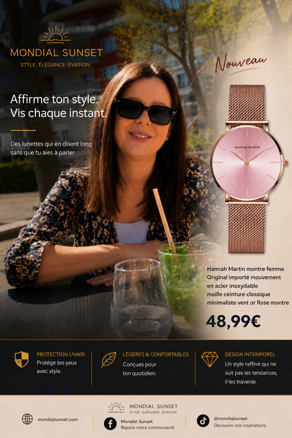 Hannah Martin Montre pour femme collection origine