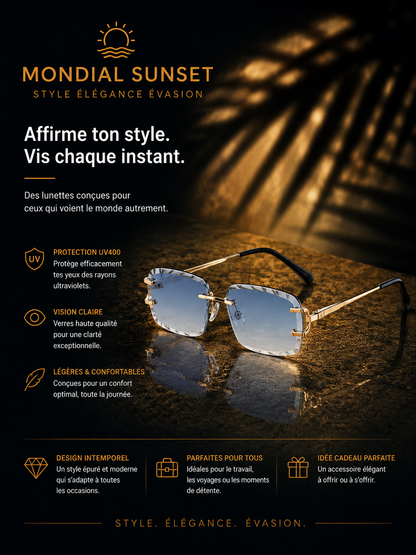 Lunettes sans monture