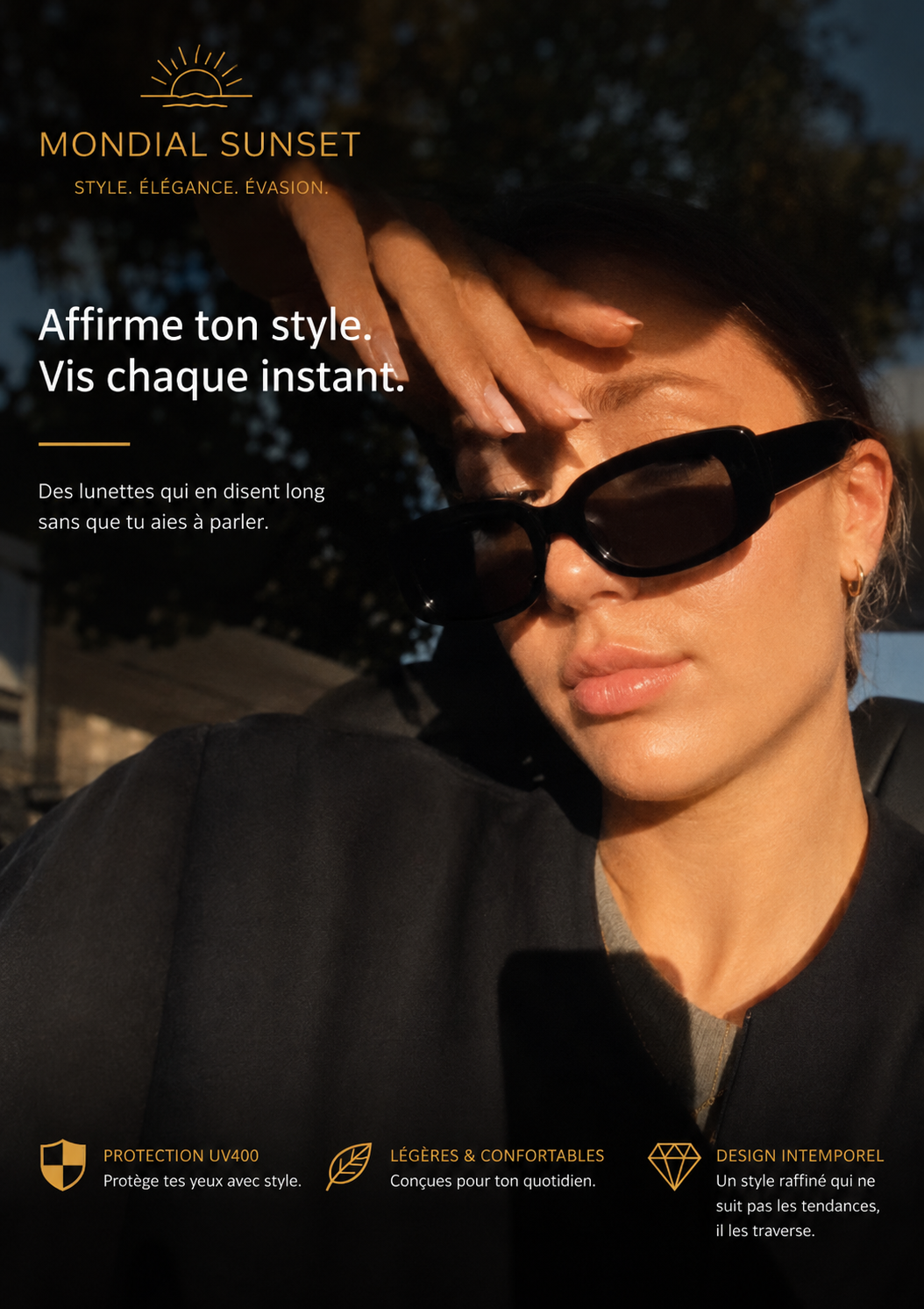 Lunettes de soleil Mondial sunset collection Horizon