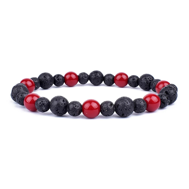 Bracelets en perles d'oeil de tigre en hématite d'obsidienne noire naturelle pour hommes et femmes, Protection magnétique de la santé