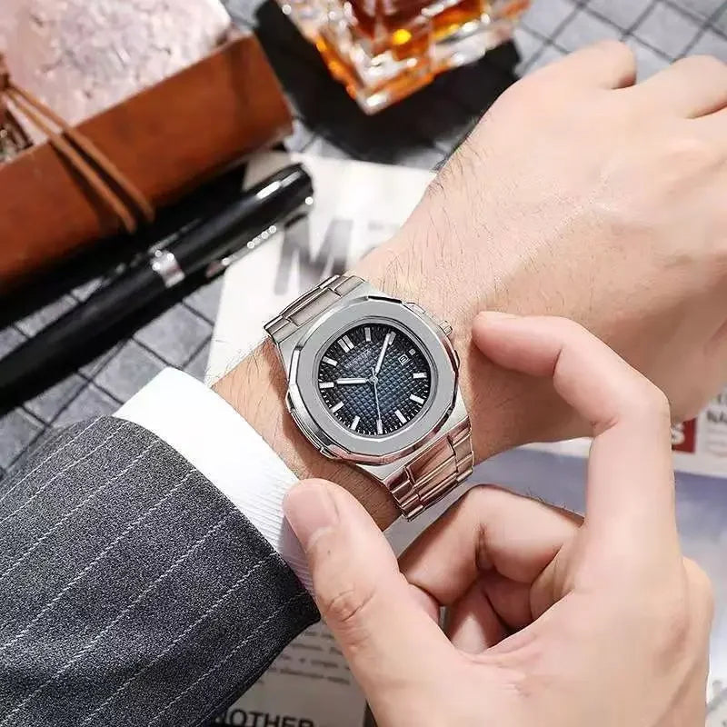 Montre Quartz Mondial sunset-acier inoxydable & Elégance