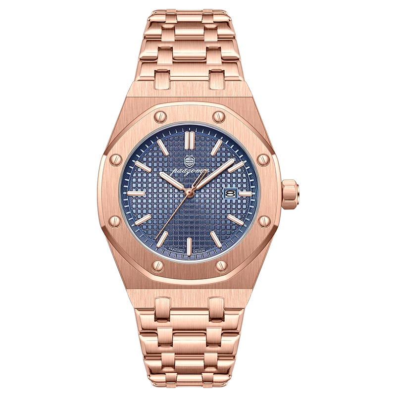 Montres-bracelets pour hommes PAAZOMU, quartz, marque de luxe, affaires, lumineuses, étanches, calendrier, acier inoxydable, nouvelle collection 2026
