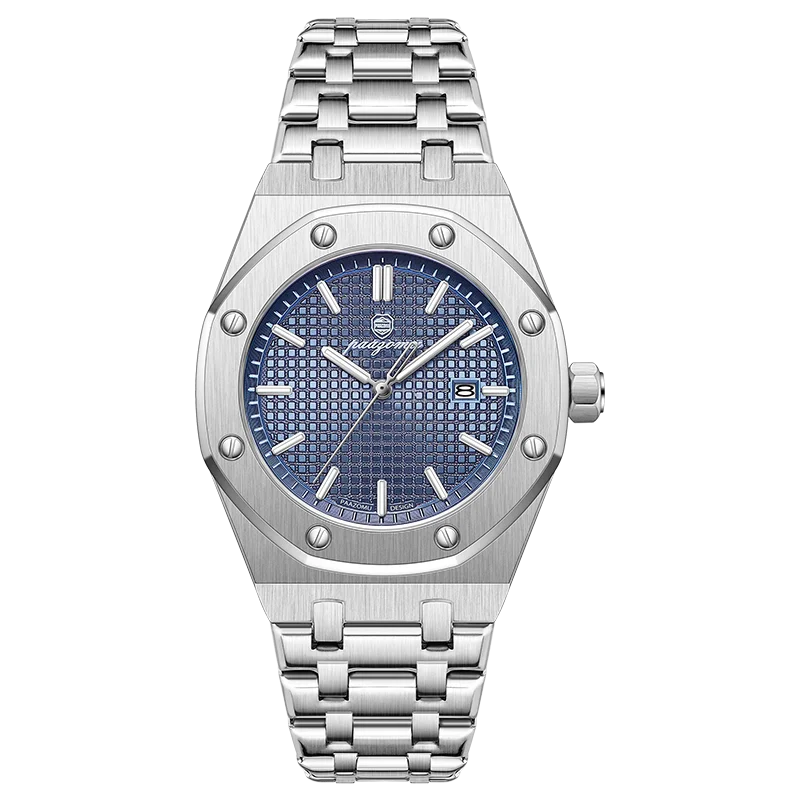 Montres-bracelets pour hommes PAAZOMU, quartz, marque de luxe, affaires, lumineuses, étanches, calendrier, acier inoxydable, nouvelle collection 2026