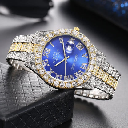 Precise quartz movement, stainless steel, elegance & diamond