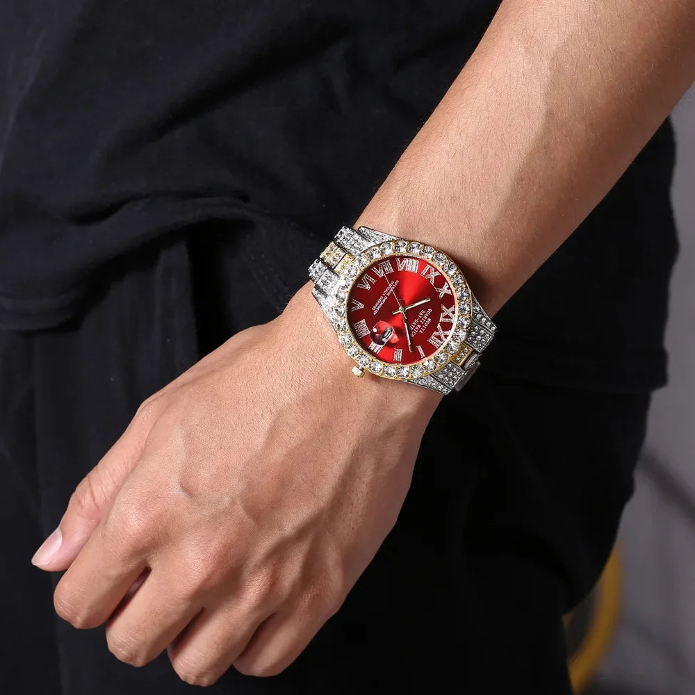 Precise quartz movement, stainless steel, elegance & diamond