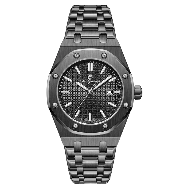 Montres-bracelets pour hommes PAAZOMU, quartz, marque de luxe, affaires, lumineuses, étanches, calendrier, acier inoxydable, nouvelle collection 2026