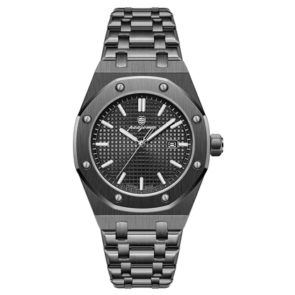 PAAZOMU Men's Wristwatches, Quartz, Luxury Brand, Business, Luminous, Waterproof, Calendar, Stainless Steel, New Collection 2026