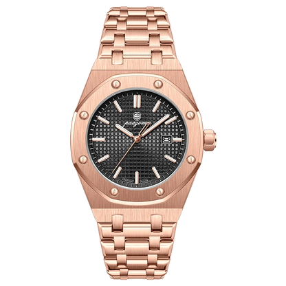 PAAZOMU Men's Wristwatches, Quartz, Luxury Brand, Business, Luminous, Waterproof, Calendar, Stainless Steel, New Collection 2026