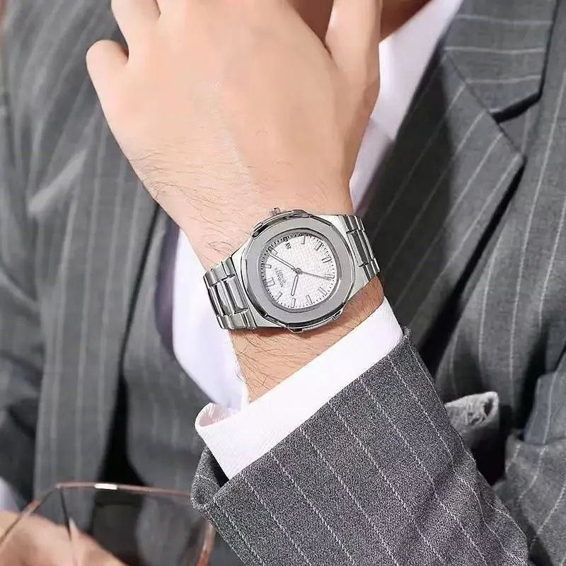 Montre Quartz Mondial sunset-acier inoxydable & Elégance