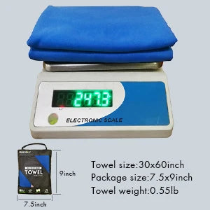 Serviette en microfibre à séchage rapide – Ultra absorbante, compacte et résistante au sable pour salle de sport, plage, voyage et natation, serviette de sport légère