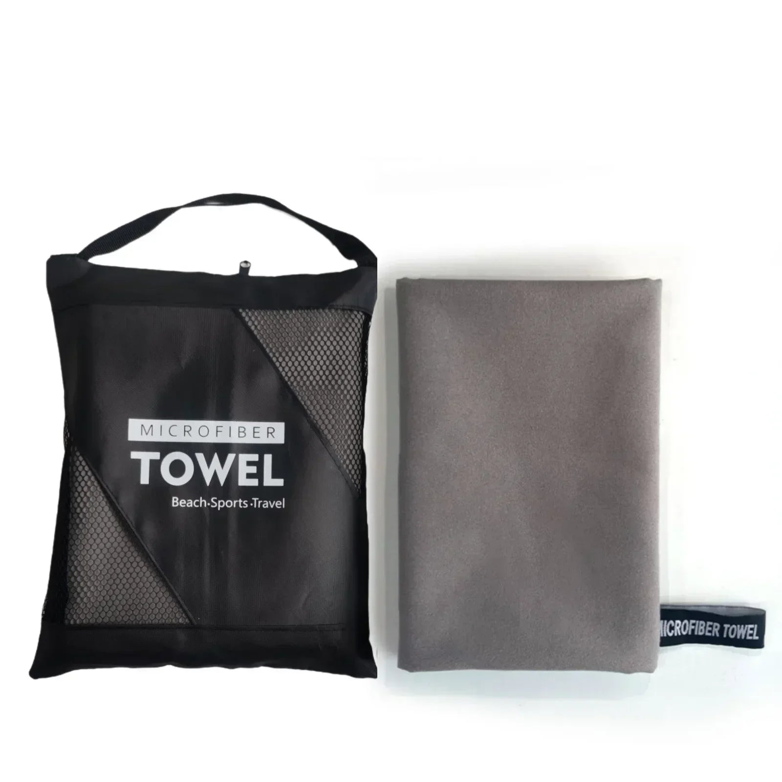 Serviette en microfibre à séchage rapide – Ultra absorbante, compacte et résistante au sable pour salle de sport, plage, voyage et natation, serviette de sport légère