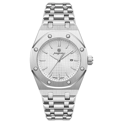 PAAZOMU Men's Wristwatches, Quartz, Luxury Brand, Business, Luminous, Waterproof, Calendar, Stainless Steel, New Collection 2026
