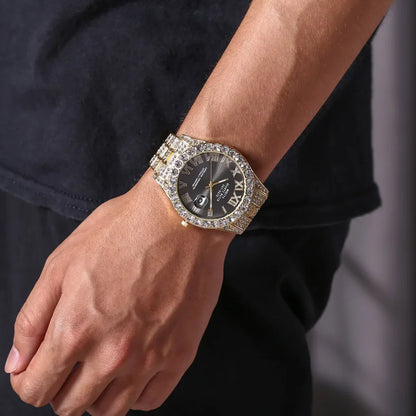 Precise quartz movement, stainless steel, elegance & diamond