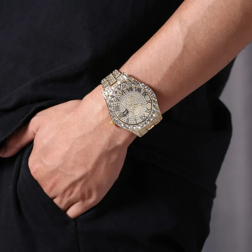 Precise quartz movement, stainless steel, elegance & diamond