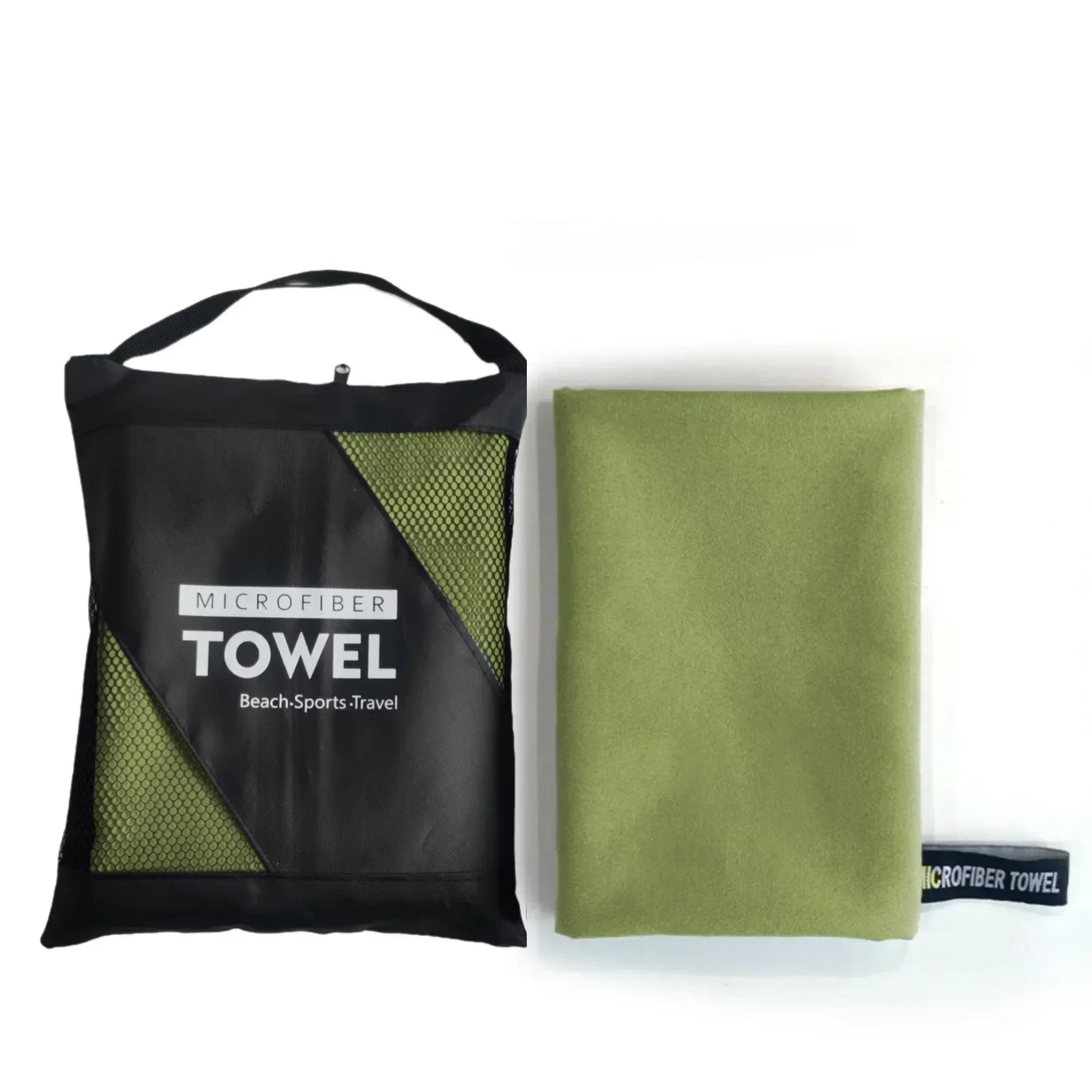 Serviette en microfibre à séchage rapide – Ultra absorbante, compacte et résistante au sable pour salle de sport, plage, voyage et natation, serviette de sport légère